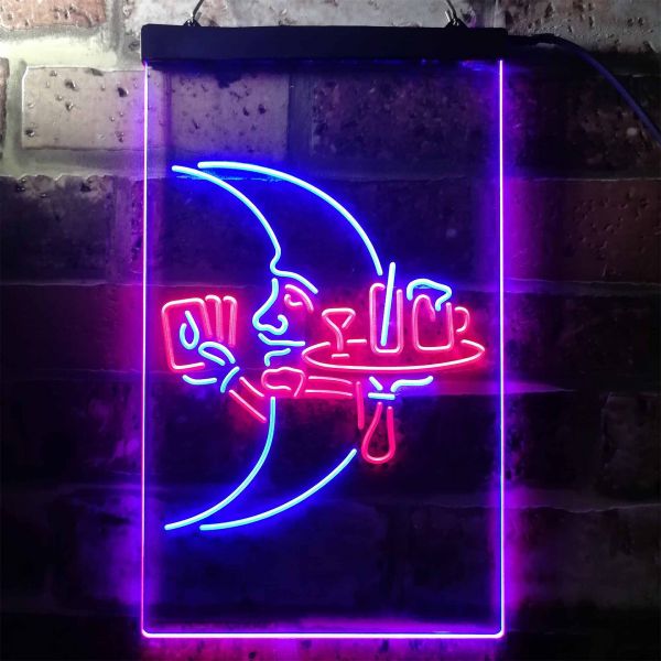 Blue Moon Moontender Dual LED Neon Light Sign